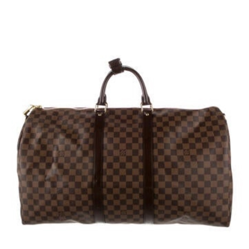 Louis Vuitton Ebene Keepall Bandouliere 55 Travel Bag - Picture 4 of 6